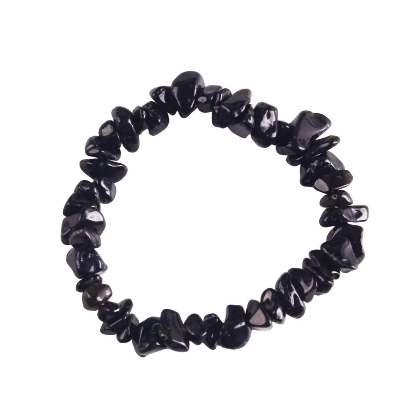 Natural Crushed Stone Single Bracelet