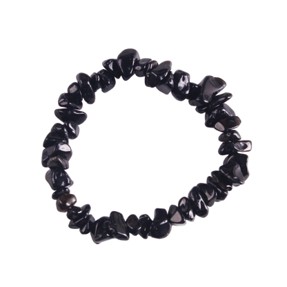 Natural Crushed Stone Single Bracelet