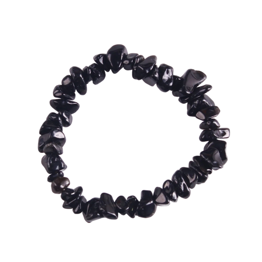 Natural Crushed Stone Single Bracelet