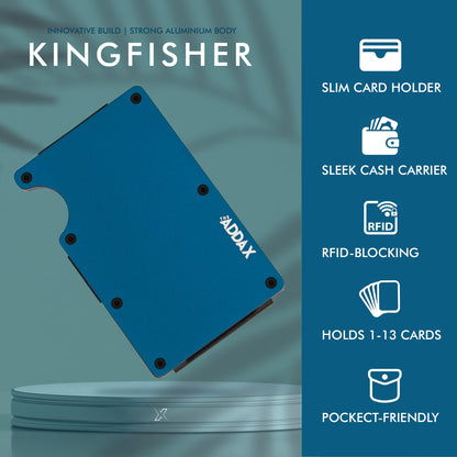 ALUMINUM SMART WALLET – KINGFISHER (PRE-ORDER)