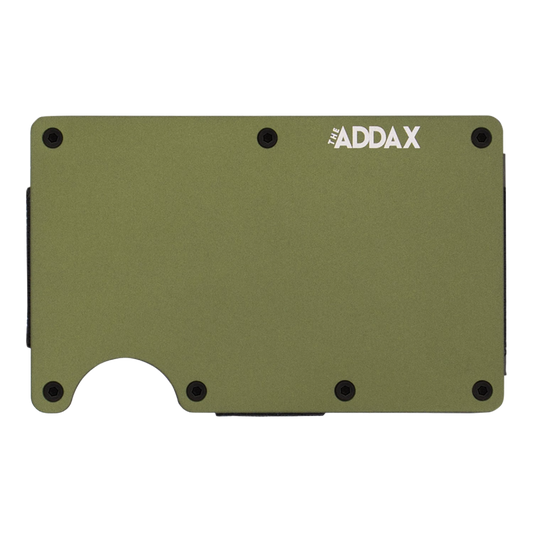 ALUMINUM SMART WALLET – ARMY GREEN