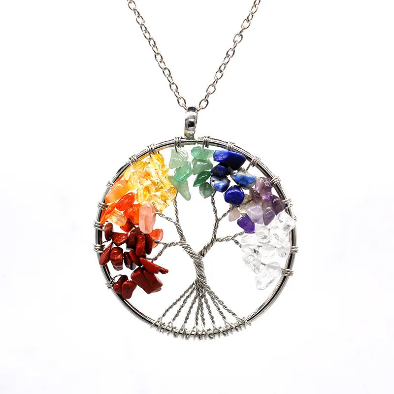 Stainless Steel Wire Tree Shaped Pendant